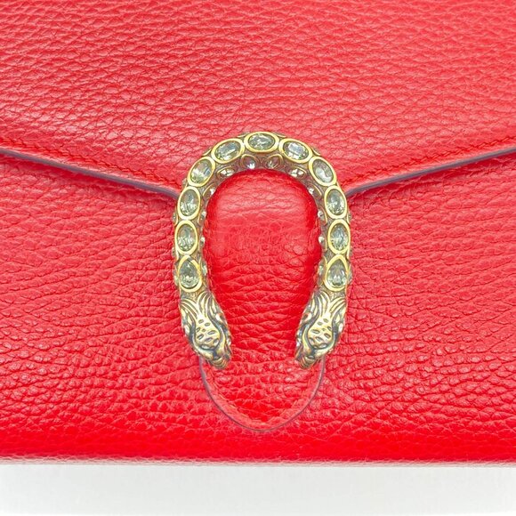 Gucci Dionysus Wallet on Chain Red - Picture 9 of 9